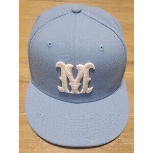 SKY MEWT NEW ERA 59FIFTY FITTED SIZE 7 5/8 Sky Blue Pink Under Brim Anime Girl